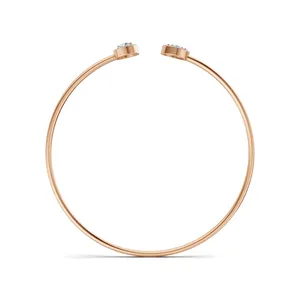 Brazalete de Oro para Mujer con 26 Diamantes Cultivados en Laboratorio HIPHOPSTAR, Diseño Elegante y Moderno - Product Image 4