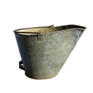 Seau à charbon en métal noir populaire avec poignée, seau à charbon pour la maison, le jardin, accessoires pour cheminée - Product Image 6