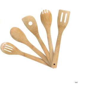 Juego de Utensilios de Cocina de Madera de Calidad Deluxe, Cucharas y Espátulas Antiadherentes, Ecológicos, Hechos a Mano, para Uso Doméstico, al Mejor Precio - Product Image 6
