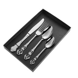 Juego de Cubiertos Modernos de Lujo en Acero Inoxidable |   Cubiertos de Primera Calidad para Hoteles, Eventos y Restaurantes de Alta Cocina - Product Image 2