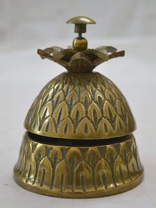 Brass Table <b>Bell</b> Hotel Reception <b>Bell</b> Office School <b>Service</b> <b>Bell</b> Vintage Antique Brass Desktop Calling <b>Bell</b> Desk <b>Service</b> - Product Image 4