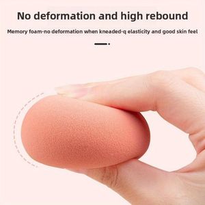 Set di 10 Pennelli da Trucco con Polvere di Cristallo Rosa, Setole Morbide a Spirale Piatta con Grandi Spugnette Bellezza a Forma di Pesca, Confezionati in Borsa - Product Image 4