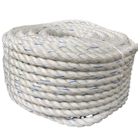 Corde monofilament PP Multirope Master bleue et blanche, prix usine, 3/4 brins, 4mm-40mm, haute résistance, anti-UV, pour amarrage et remorquage de navires