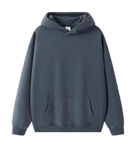 Sudadera con Capucha de Invierno de Algodón de Lujo, Talla Grande, Forrada, Unisex, Corte Holgado, Suave, Transpirable, Prenda Casual Esencial para el Día a Día - Product Image 1