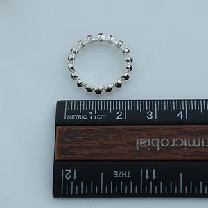 Anillos de Eternidad con Granate Natural, Piedra de Nacimiento de Enero, Plata de Ley 925, Anillo Apilable con Piedra Roja para Aniversario de Bodas para Mujer - Product Image 4