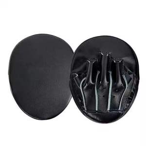 Your Logo Round Shape Punch Private Logo Boxing Focus Pads for Training Black Color Custom Logo Focus Pads - Product Image 5