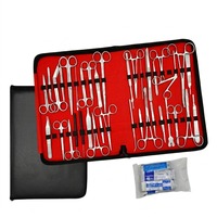 Pacho Industries – Kit chirurgical vétérinaire pour chevaux, 38 pièces, instruments de suture orthopédique pour interventions chirurgicales mineures, en acier inoxydable réutilisable