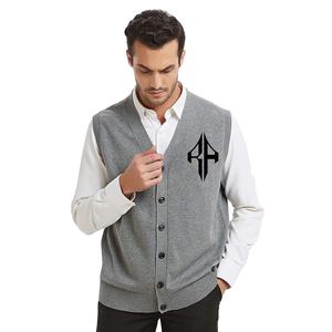 Suéter de hombre 100% poliéster suéter de punto transpirable patrón sólido ropa de invierno servicio OEM por ATLANTIC - Product Image 4