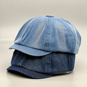Gorra Newsboy de Pana Personalizada con Etiqueta Privada, Gorra Baker Boy Retro de Ala Suave, Gorra Cabbie de Pana de Venta Caliente al por Mayor con Logotipo Personalizado - Product Image 4
