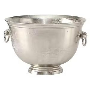 Cubo de Hielo Grande de Acero Inoxidable Martillado para Champán y Vino con Soporte para Múltiples Botellas, Ecológico, para Fiestas y Bares - Product Image 2