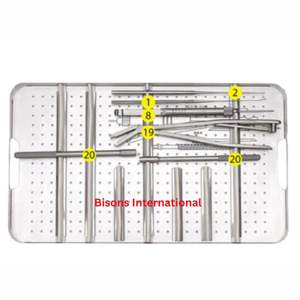 BISONS - Implante Quirúrgico de Fijación Espinal, Sistema de Placa Torácica Anterior Manual de Acero Inoxidable, Venta al Por Mayor - Product Image 3