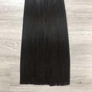 Precio al por mayor 100% Raw Virgin Vietnamita Humano Encaje Peluca Trama Hueso Recto Color Natural Super Doble Extensiones de cabello - Product Image 2