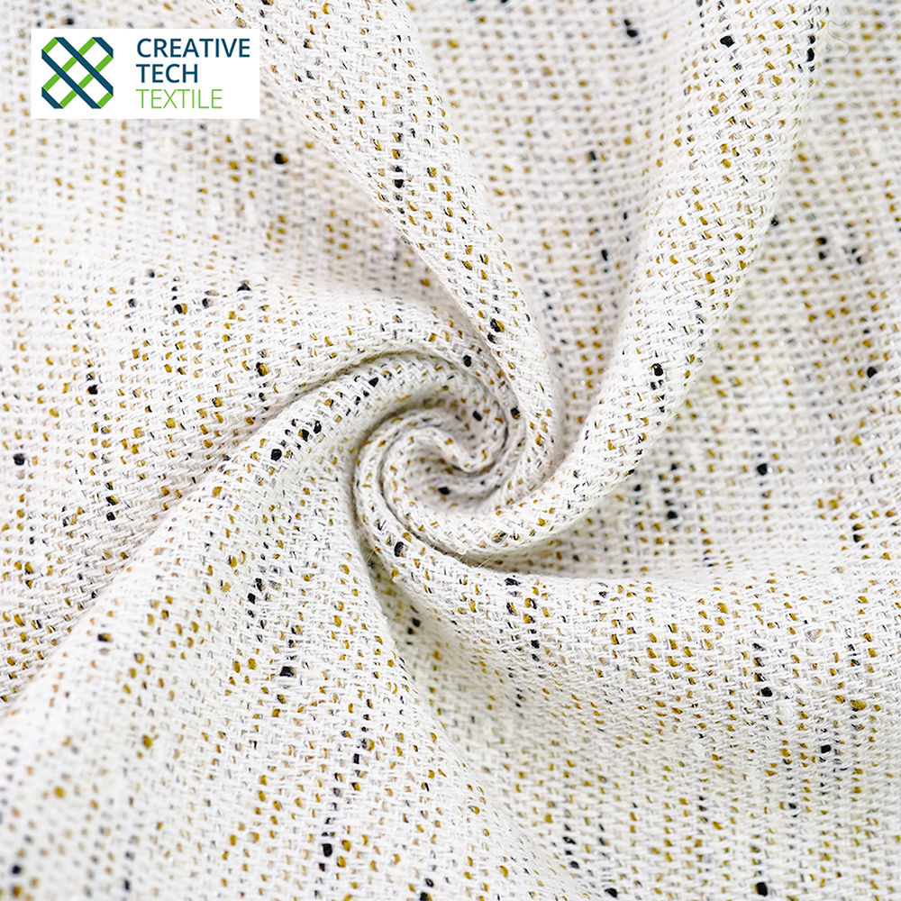 RCO-2B2378 Recycle Seawool PET/Poly/AC/R/NY/LUX=22/42/17/10/7/2 Y/D,Fashion Lux Chenille By Sustainable Recycel Seawool Blended