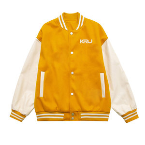 Chaqueta de Invierno Varsity para Hombre de Alta Calidad con Cuello Alto, Transpirable y Resistente al Viento, Te Mantiene Abrigado Durante las Temporadas de Otoño/Invierno - Product Image 1