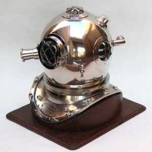 Ready to Sale Divers with Antique Style Metal <b>Crafted</b> Polish Desktop & Drawer Organizers Handmade Decorative Divers Helmet - Product Image 1