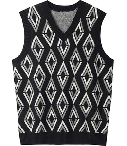 Cardigan en tricot sans manches respirant et élégant pour femme - Gilet pull col en V - Vêtement d'hiver professionnel confortable et doux pour femme - Product Image 3