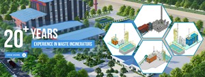Incinérateur de déchets solides municipaux pour déchets non triés T-Tech Vietnam Modèle CNC-500A 1 an de garantie cendres brutes envers le bas - Product Image 5