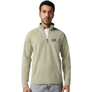 Sudadera de hombre con media cremallera, suave y cálida, para deportes, entrenamiento, gimnasio, correr, senderismo, ejercicio al aire libre y uso casual. - Product Image 1