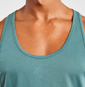 Custom Wholesale Design Men's Gym Tank Tops Wholesale Sporty Y-<b>Back</b> Fitness Wear Plus Size Tank Top - Product Image 5
