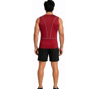 Hot Pick Sleeveless <b>Compression</b> <b>Shirt</b> <b>Men</b> Lightweight Breathable Fit For Sports Activities And Casual Use - Product Image 2
