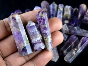 คริสตัลหินประดับตกแต่ง หินลาบราโดไรต์ทรงหอคอยขนาดใหญ่ สำหรับขายส่ง - Product Image 3