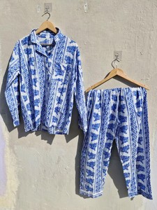 Women’s Cotton <b>Pajama</b> Set Soft Breathable Sleepwear Women Lounge wear Summer Nightwear Bridesmaid PJ's - Product Image 1