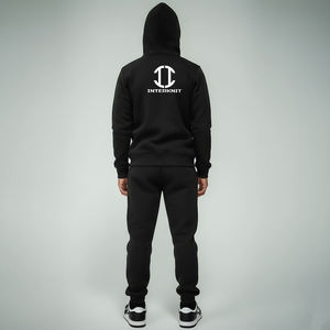 Sudadera con capucha y cremallera completa para hombre, estilo vintage, lavado ácido, informal, ecológica, personalizada, ligera, de forro polar, para correr y hacer ejercicio. - Product Image 4