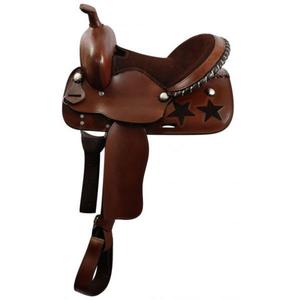 Sillas de montar europeas de cuero estilo vintage para carreras de caballos, personalizables con grabado, de diseño ligero y resistentes al agua, en venta. - Product Image 3