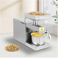 Presse d'extraction d'huile d'arachide, de maïs, de soja et de sésame, alimentée par moteur, garantie 1 an