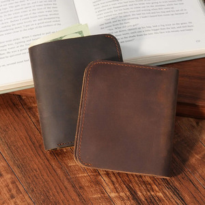 Premium Custom Logo Genuine Leather Credit Card <b>Holder</b> <b>ID</b> Card Business Card Men Wallet for sale in wholesale price - Product Image 1