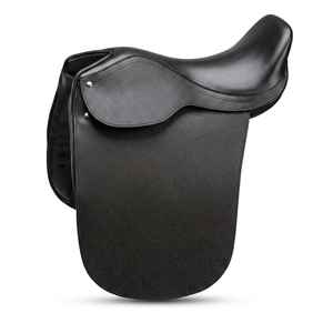 Silla de montar profesional para carreras de caballos, hecha a mano, de cuero premium, ultraligera para velocidad, con opción de personalización de marca. - Product Image 1