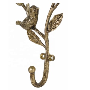 High Quality Metal Coat <b>Hooks</b> with 3D Bird & Flowers Shape Metal <b>Wall</b> <b>Hooks</b> for Entryway Bathroom Bedroom Farmhouse Decoration - Product Image 4