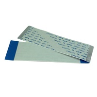 Personnalisé 20624 FFC 24 broches 1.0mm pas 80 mm faisceau de câbles assemblage côté inverse