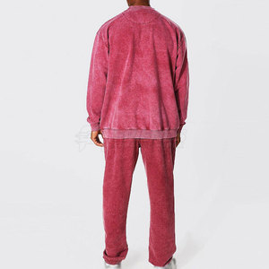Modern Acid Wash <b>Trouser</b> for Men Lightweight Mid Waist Soft Durable Fabric Unique Acid Wash Finish Casual Trendy Outfits - Product Image 3