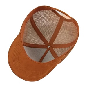 Casquette de camionneur en cuir structurée sur mesure au Vietnam Casquette de golf à bord incurvé à 5 panneaux Casquette pour hommes légère et respirante - Product Image 3