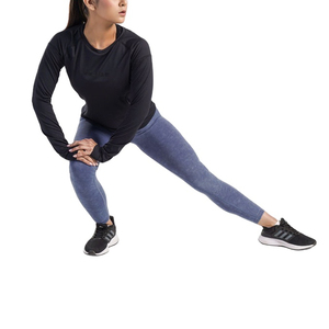 Women's Solid Custom Logo Compression Breathable Lightweight Quick Dry <b>Thick</b> Cotton Bamboo High Waist Workout Yoga <b>Leggings</b> - Product Image 4