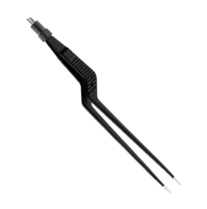 Pinces bipolaires droites en acier inoxydable européen, antiadhésives, à alimentation manuelle, instruments chirurgicaux, type baïonnette - Product Image 2