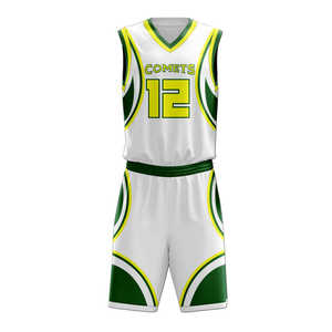 Uniformes de Baloncesto Personalizados de Alta Calidad, 100% Poliéster, Teñido Liso, Transpirables, de Secado Rápido, 180g, Ropa Deportiva, Precio Bajo, Verano - Product Image 4