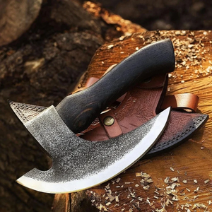 Couteau à pizza professionnel LEGACY BLADES, lame en acier au carbone, manche en bois fait main, pour boulangerie, restaurant, cuisine - Product Image 1