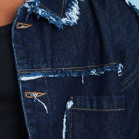 Manteaux en jean unisexes en gros, vestes d'hiver streetwear écologiques, vêtements d'extérieur bleus classiques, fournisseur et fabricant