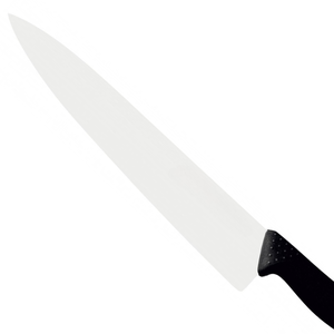 Couteaux de chef avec lame de 300 mm et manche ergonomique texturé noir pour la découpe professionnelle en cuisine, la découpe et la préparation des aliments à la maison - Product Image 5