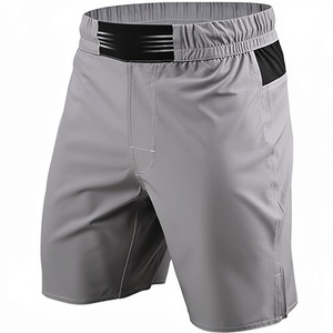 Shorts MMA en tissu polyester/nylon doux au toucher avec des caractéristiques respirantes et à séchage rapide, construction légère, coupe équilibrée, mouvement libre - Product Image 1