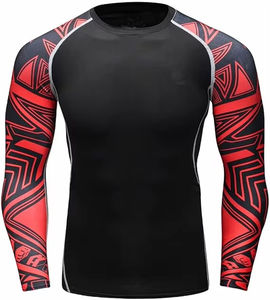 Maillot de compression personnalisé par sublimation pour BJJ, OEM, idéal pour l'entraînement de No-Gi Jiu Jitsu, MMA et arts martiaux - Product Image 2