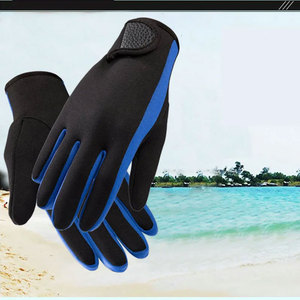 Gants de plongée en néoprène de 1,5 mm avec fermeture auto-agrippante, chauds et antidérapants, pour la natation et la voile en hiver - Product Image 2