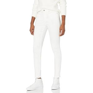 Jean en denim tissé mi-lourd pour homme, coupe droite, taille haute, style décontracté, blanc, pour l'été 2026, en vente en ligne (OEM) - Product Image 3