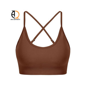 Soutien-gorge de sport rembourré en spandex à maintien élevé pour femme - Respirant, séchage rapide et antibactérien pour la gym, la course et le yoga - Product Image 3