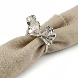 Elegante Anillo de Servilleta Metálico para Celebraciones, Decoración de Mesa para Banquetes de Boda y Estilismo de Comedor - Product Image 3