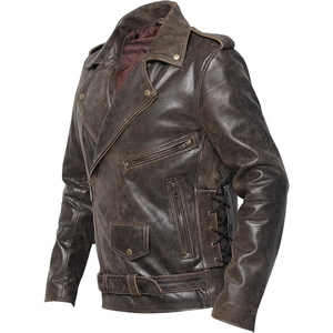 Chaqueta de Cuero para Hombre MARGINAL SPORTS al por Mayor, Cierre de Cremallera, Forro Cálido, Diseño Elegante, Prenda Exterior Duradera y Moderna, Precio Bajo - Product Image 3