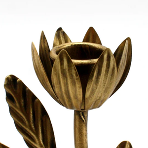 Candelero de Latón Hecho a Mano, Duradero, Natural y Moderno, para Decoración del Hogar en Navidad y Pascua - Product Image 6