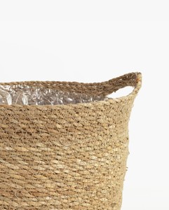 Cesta de Mimbre Natural Hecha a Mano para Plantas, Maceta de Almacenamiento, Decoración Rústica para Interiores y Exteriores, Decoración del Hogar - Product Image 4